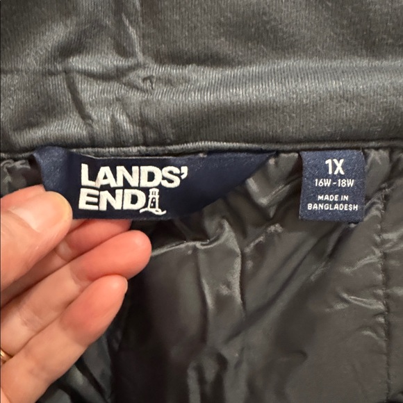 Lands' End Squall Waterproof Insulated Snow Pant Black Winter Snowboard Ski-1X - Picture 9 of 11